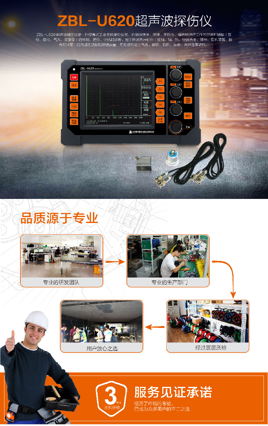 北京智博联ZBL-U620超声波探伤仪1