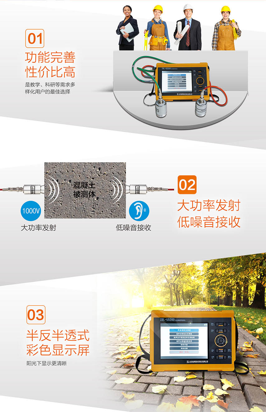 北京智博联ZBL-U5200非金属超声检测仪2